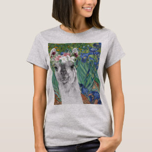 Camiseta Os irlandeses de Van Gogh e o Rico Llama
