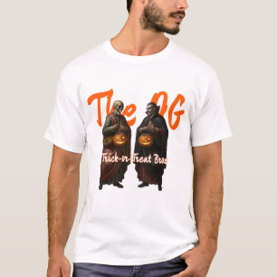 Camiseta Os Irmãos de Truque ou Tratamento de OG   Skeleton