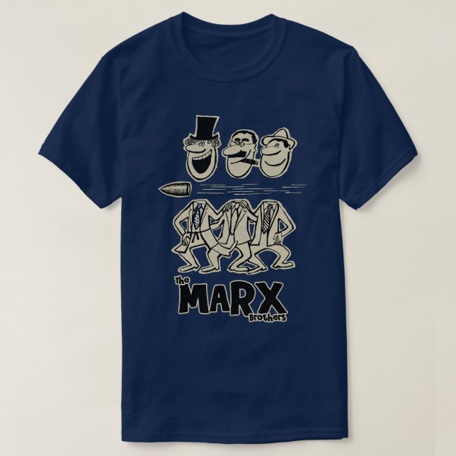 Camiseta Os Irmãos Marx Duck Soup (Frente do Design)