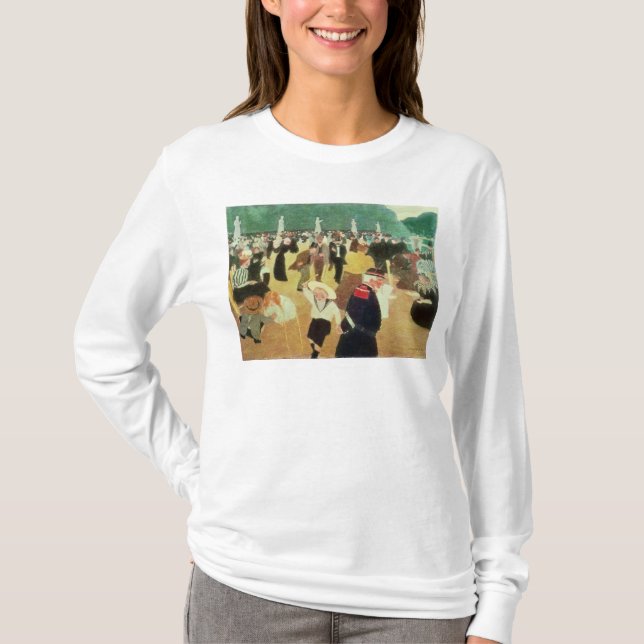 Camiseta Os jardins de Luxembourg, 1895 (Frente)