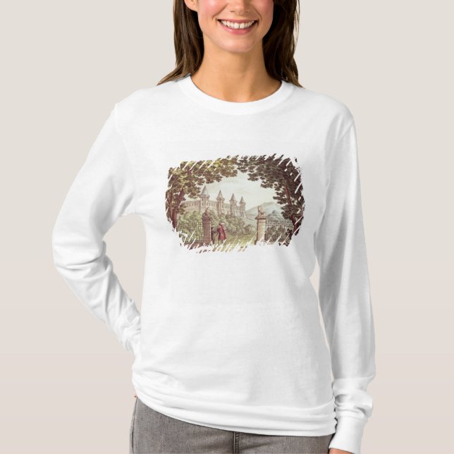 Camiseta Os jardins do castelo de Windsor (Frente)