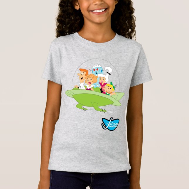 Camiseta Os Jetsons | Carro Voador Familiar (Frente)