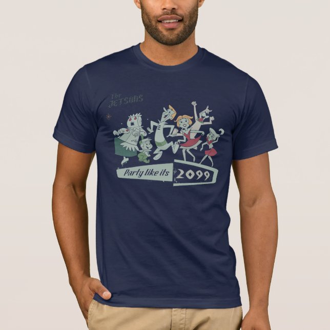 Camiseta Os Jetsons | Festa como está em 2099 (Frente)