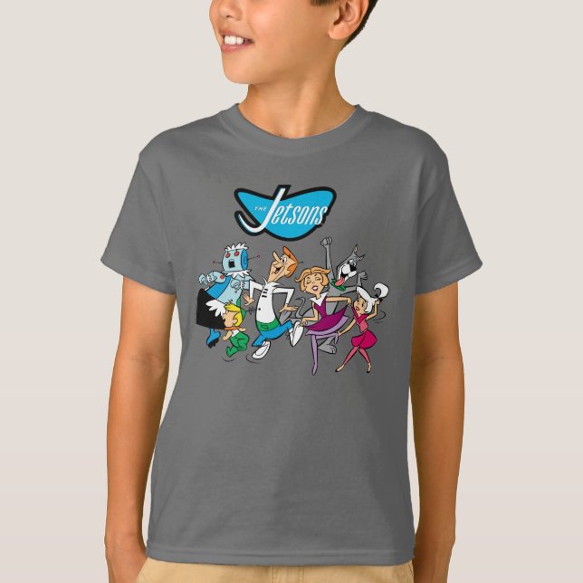 Camiseta Os Jetsons | Festa de dança familiar (Frente)