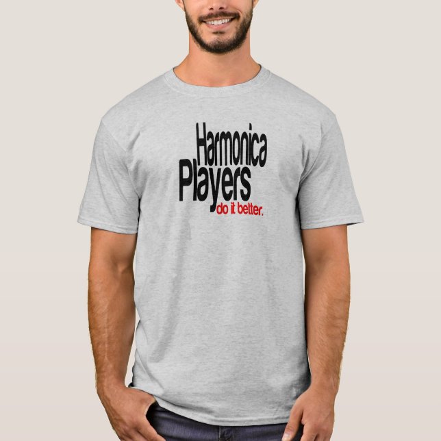 Camiseta Os Jogadores Da Harmonia Fazem Melhor (Frente)