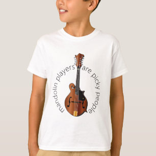 Camiseta Os Jogadores De Mandolin São Pessoas Escolhidas