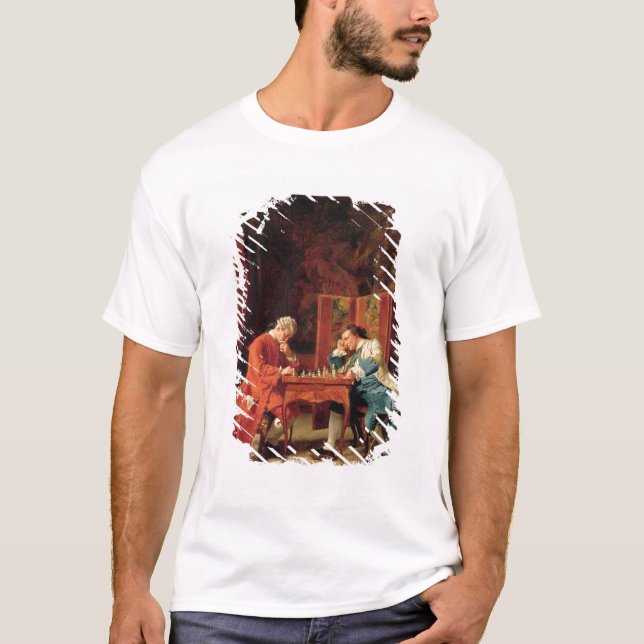 Camiseta Os jogadores de xadrez, 1856 (Frente)