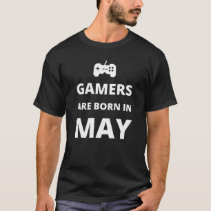 Camiseta Os jogadores estão nasceres em maio