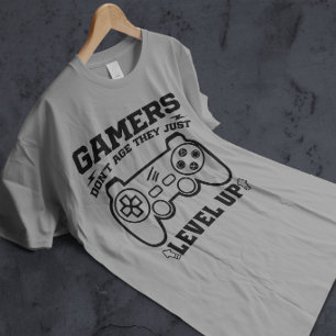 Camiseta Os jogadores não envelhecem, eles apenas sobem de