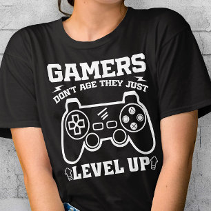 Camiseta Os jogadores não envelhecem, eles apenas sobem de