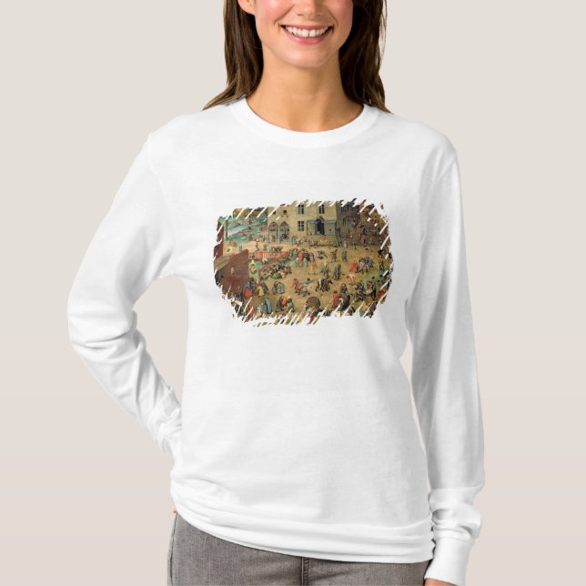 Camiseta Os jogos das crianças, 1560 (Frente)