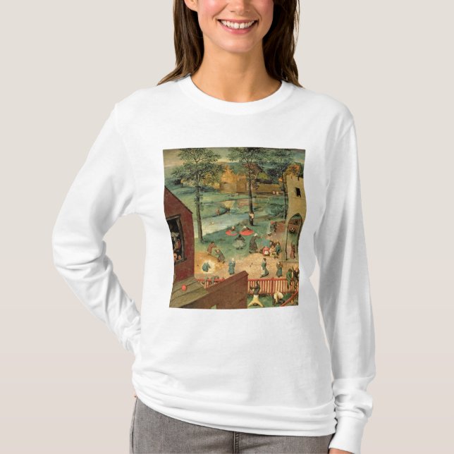 Camiseta Os jogos das crianças, 1560 (Frente)