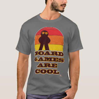 Camiseta Os jogos de conselho são Legal e divertidos Hipste