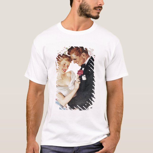 Camiseta Os jovens acoplam-se no vestuário formal (Frente)