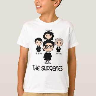 Camiseta Os juizes do Tribunal Supremos RBG de SUPREMES