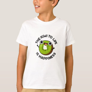 Camiseta Os Kiwi Para A Vida São Um Cordão De Fruta Feliz
