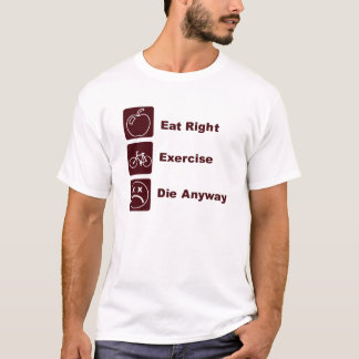 Camiseta Os KRW engraçados comem certo & exercitam o