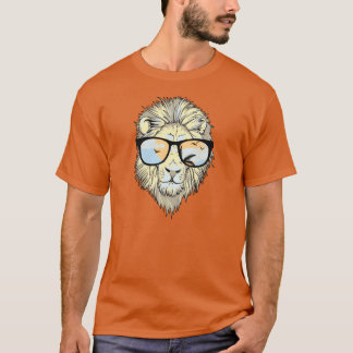 Camiseta Os KRW refrigeram o leão com o T lunático das