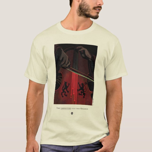 Camiseta Os Lannisters Enviam Seus Regozijos (Frente)