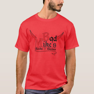 Camiseta Os livros de Badmike & o t-shirt dos jogos