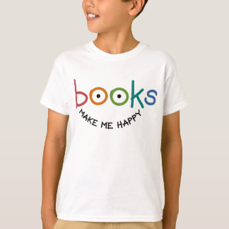 Camiseta Os livros fazem-me feliz
