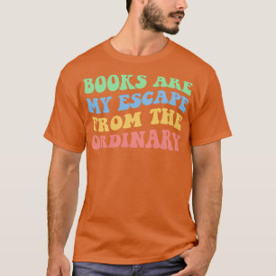 Camiseta Os Livros São A Minha Fuga Do Normal VIII