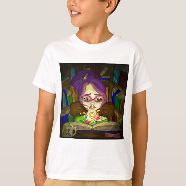 Camiseta Os livros são mágicos (Frente)