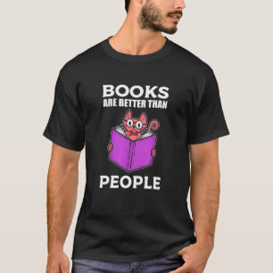Camiseta Os Livros São Melhor Pessoas Tímidas