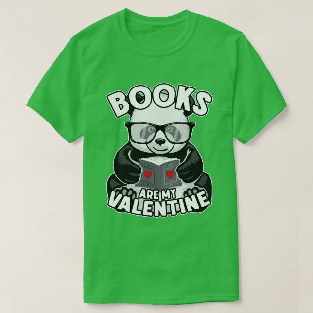 Camiseta Os Livros São O Meu Namorados Bonito Livro De Urso (Frente do Design)