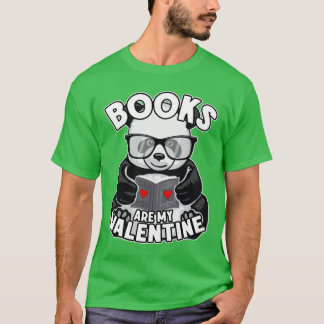 Camiseta Os Livros São O Meu Namorados Bonito Livro De Urso