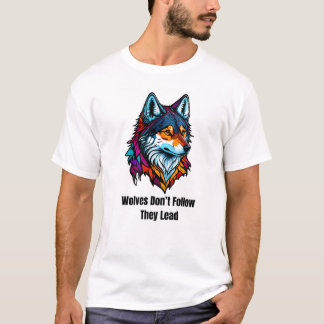 Camiseta Os Lobos Não Seguem Eles Lideram