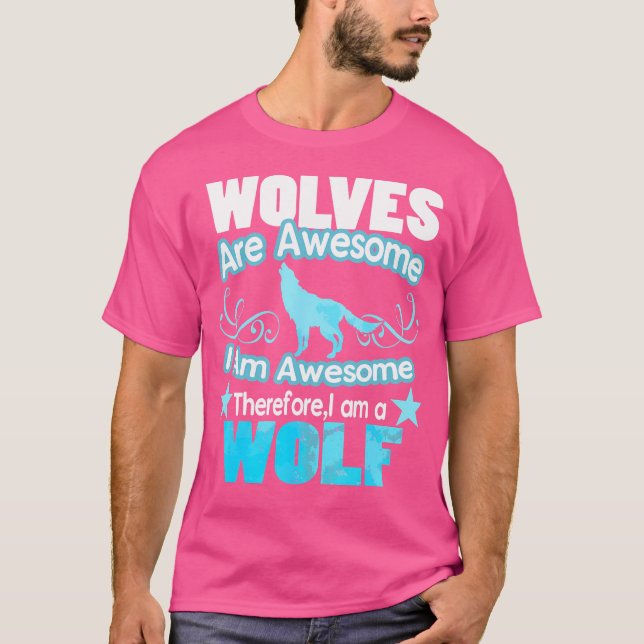 Camiseta Os Lobos São Incríveis, Eu Sou Um Lobo Engraçado (Frente)