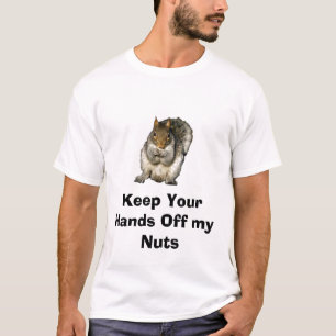 Camiseta os loucos quadrados 1,2, mantêm suas mãos fora d