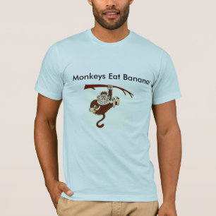 Camiseta Os macacos comem bananas