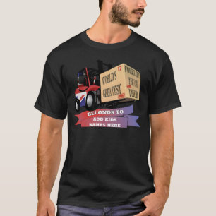 Camiseta Os maiores nomes de crianças personalizadas em emp