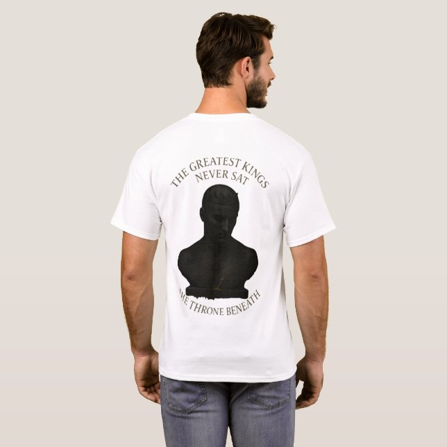 Camiseta Os Maiores Reis – Poder sem Coroa (Parte Traseira Completa)
