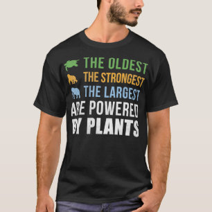 Camiseta Os Mais Antigos E Mais Fortes Animais São Alimenta