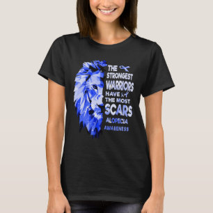Camiseta Os Mais Fortes Guerreiros Da Alopecia Têm A Maior 