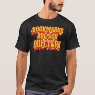 Camiseta Os Marcadores De Leitura São Para O Catálogo De Bo