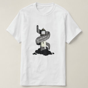 Camiseta Os mares podem churrascar, mas os guias de luz da 