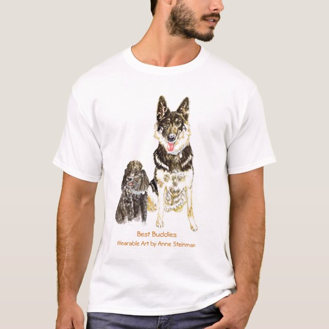 Camiseta Os melhores amigos (Frente)