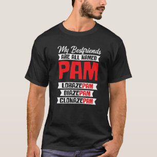 Camiseta Os Melhores Amigos Chamam-Se Enfermeira Enfermeira