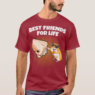Camiseta Os Melhores Amigos Para A Vida De Hamster Fistbump
