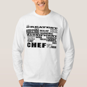 Camiseta Os melhores aniversários dos cozinheiros chefe: O