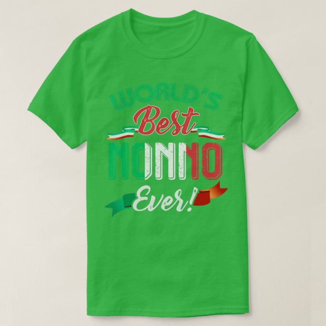 Camiseta Os melhores avós italianos do mundo (Frente do Design)