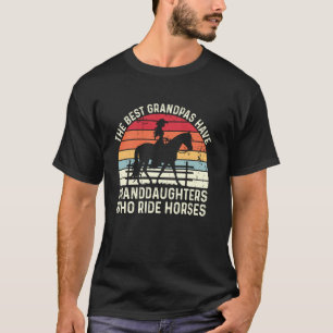 Camiseta Os Melhores Avôs Têm Netas Que Cavalgam