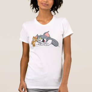 Camiseta Os melhores botões de Tom e de Jerry