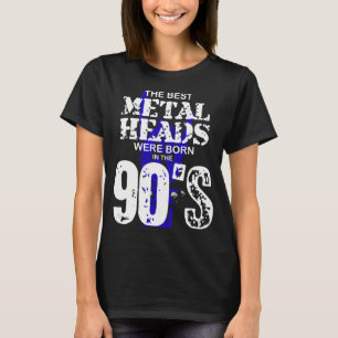 Camiseta Os Melhores Cabeças de Metal Nasceram nos Anos 90