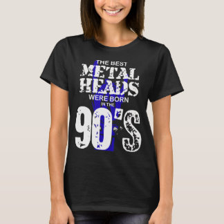 Camiseta Os Melhores Cabeças de Metal Nasceram nos Anos 90