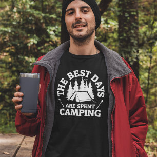 Camiseta Os Melhores Dias São De Acampamento
